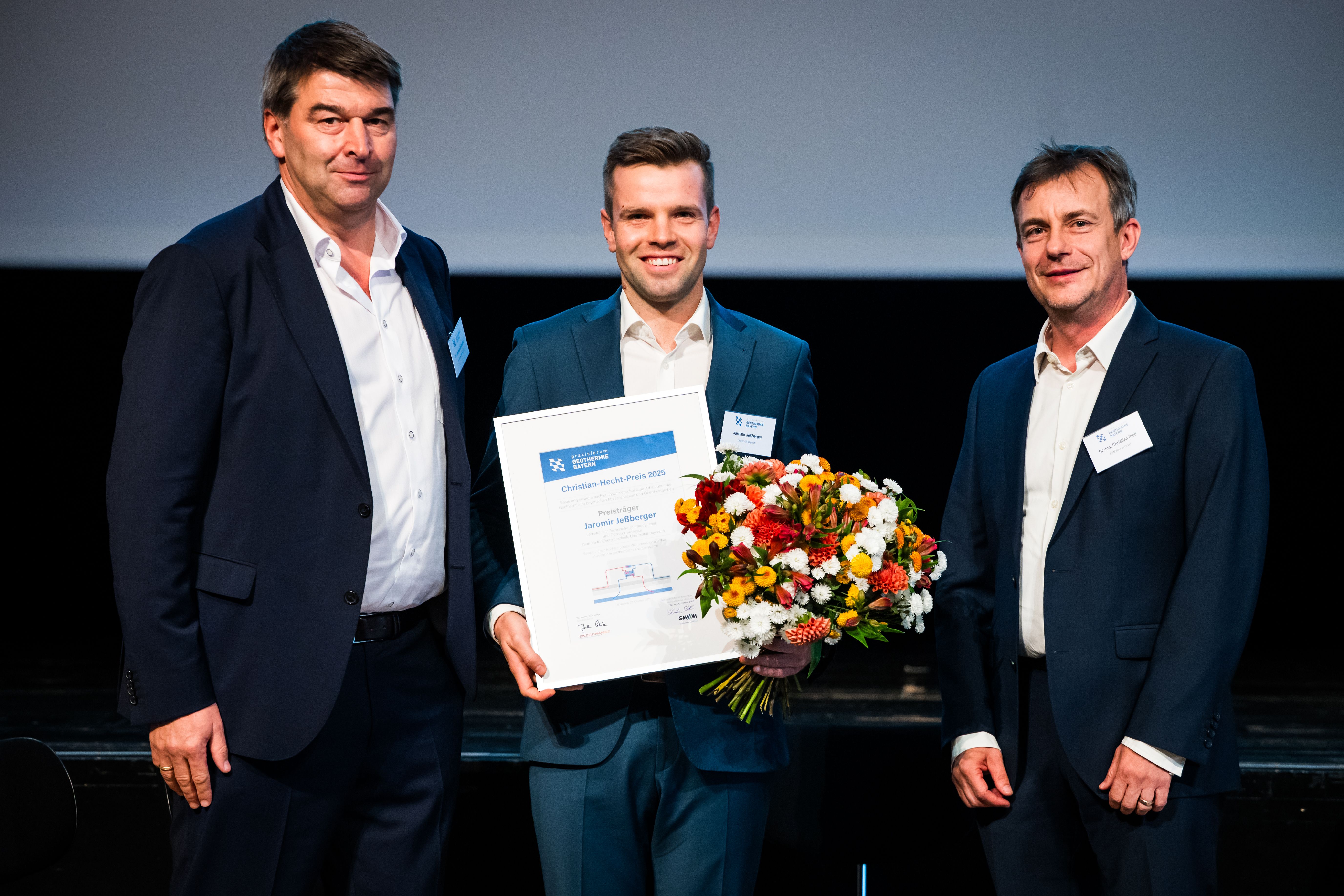 Jaromir Jeßberger, der Preisträger des Christian-Hecht-Preises 2025